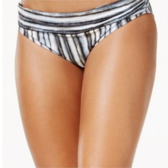 NWT La Blanca pebbled bamboo stripe versatile tankini swimsuit size 6 - Picture 4 of 14